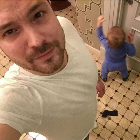 Алексей Чадов с сыном Алексей Чадов с сыном
