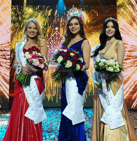 «Мисс Россия-2018» и 1-я и 2-я вице-мисс «Мисс Россия-2018» и 1-я и 2-я вице-мисс