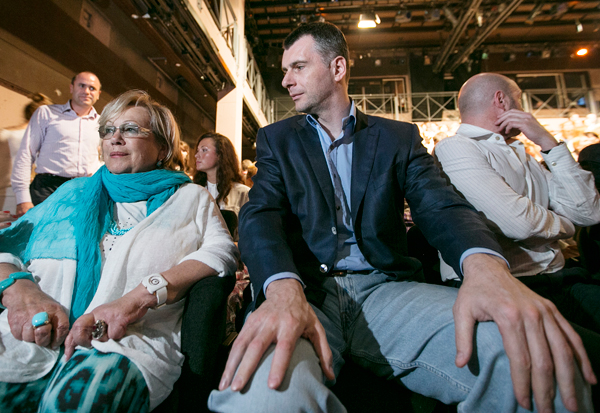 Михаил Прохоров и Галина Волчек Михаил Прохоров и Галина Волчек