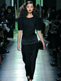 Модель с показа Bottega Veneta AW-2013/14 Модель с показа Bottega Veneta AW-2013/14