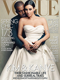 Обложка Vogue с Ким и Канье Обложка Vogue с Ким и Канье