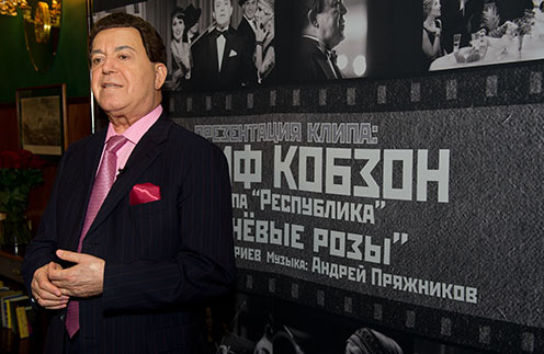 Иосиф Кобзон на презентации клипа Иосиф Кобзон на презентации клипа