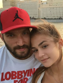 Александр Овечкин и Анастасия Шубская Александр Овечкин и Анастасия Шубская