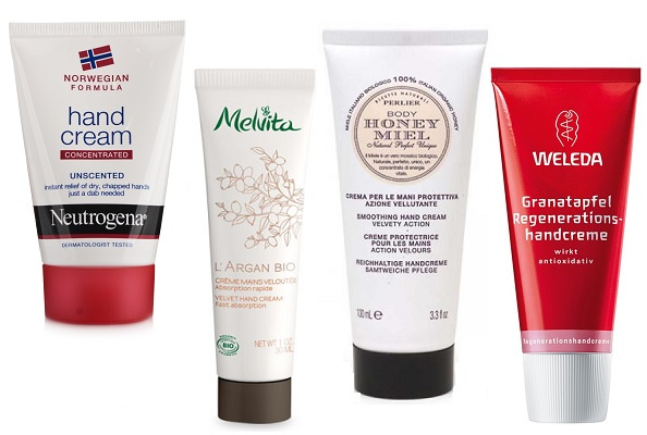 NEUTROGENA® «Норвежская Формула» Крем для рук, Melvita Шелковый крем для рук с маслом аргании, Perlier Защитный крем для рук Honey Miel, Weleda Гранатовый восстанавливающий крем для рук NEUTROGENA® «Норвежская Формула» Крем для рук, Melvita Шелковый крем для рук с маслом аргании, Perlier Защитный крем для рук Honey Miel, Weleda Гранатовый восстанавливающий крем для рук