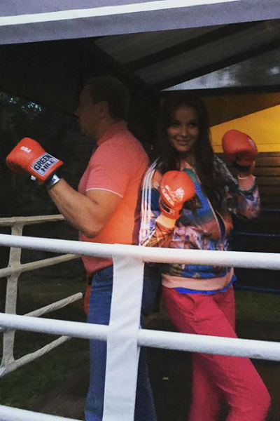 Оксана Федорова с мужем Оксана Федорова с мужем