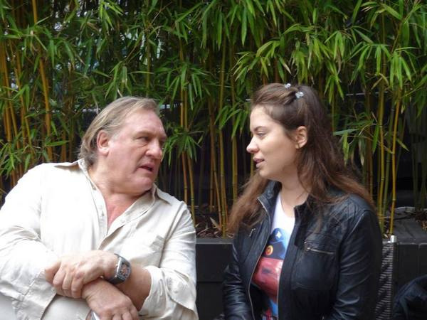 Елена Сурина и Жерар Депардье Елена Сурина и Жерар Депардье