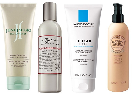 June Jacobs Бальзам для тела Papaya body balm, Patchouli&FreshRose-Body Lotion, la Roche-Posay Молочко для сухой кожи тела Lipikar, PERLIER Крем для тела увлажняющий с легкой текстурой Honey Miel PERLIER Крем для тела увлажняющий с легкой текстурой Honey Miel