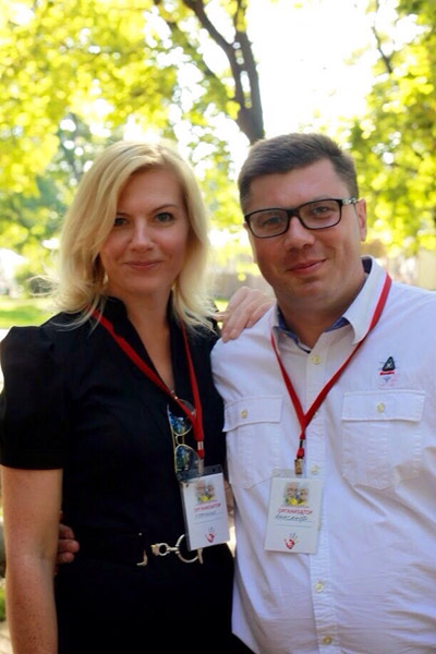 Организаторы акции Александр Петухов и Екатерина Горожанова Организаторы акции Александр Петухов и Екатерина Горожанова