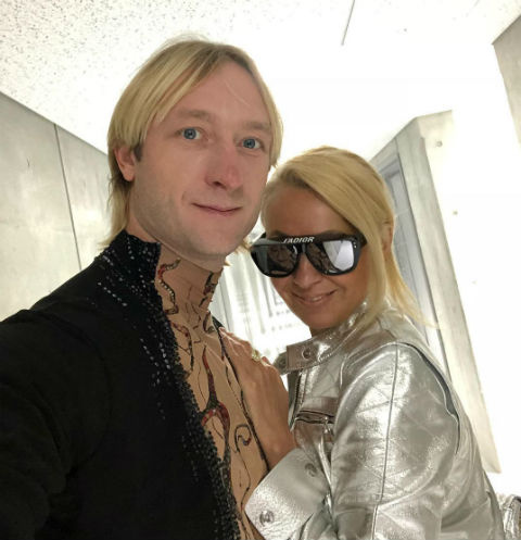 Евгений Плющенко и Яна Рудковская Евгений Плющенко и Яна Рудковская
