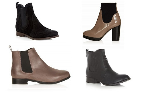 Бежевые челси Top Shop, черные челси New look Бежевые челси Top Shop, черные челси New look