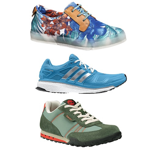 Сверху вниз: Trussardi, Adidas, Timebland Сверху вниз: Trussardi, Adidas, Timebland