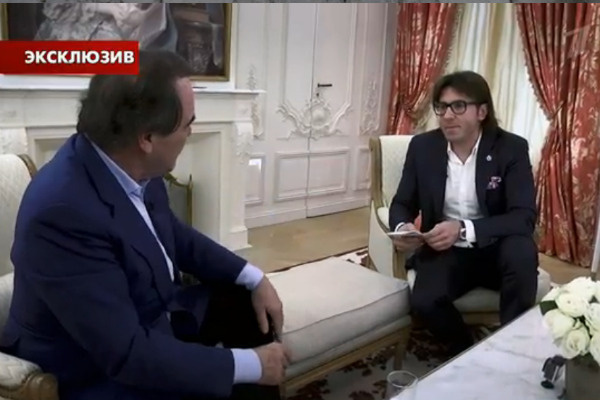 Андрей Малахов и Оливер Стоун Андрей Малахов и Оливер Стоун