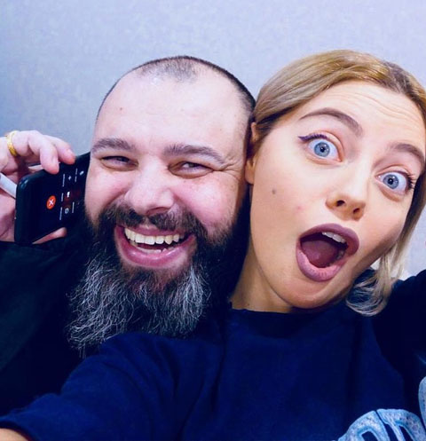 Максим Фадеев и солистка SEREBRO Катя Кищук Максим Фадеев и солистка SEREBRO Катя Кищук