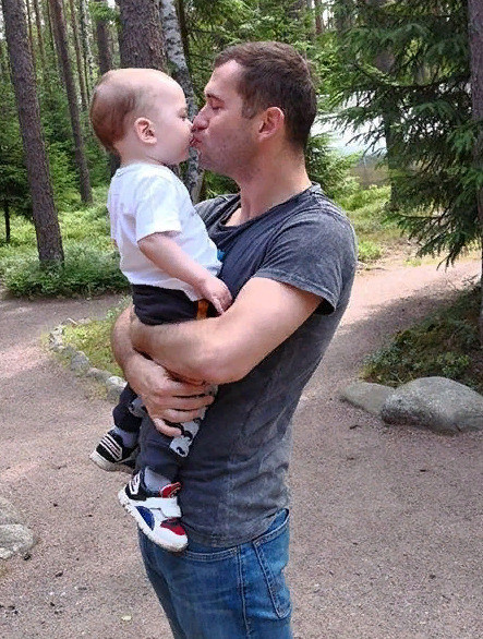 Александр Кержаков с сыном Александр Кержаков с сыном