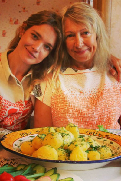 Наталья Водянова с мамой