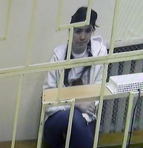 Варвара Караулова в зале суда Варвара Караулова в зале суда