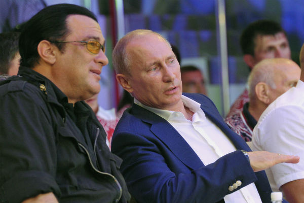 Стивен Сигал и Владимир Путин Стивен Сигал и Владимир Путин