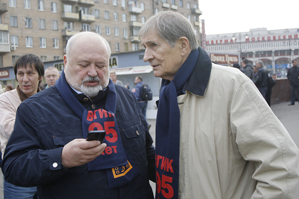 Ректор ВГИКа Владимир Малышев и режиссер Игорь Ясулович Ректор ВГИКа Владимир Малышев и режиссер Игорь Ясулович