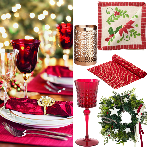 H&M Подсвечник, 199 руб. ZaraHome Скатерть, 2999 руб. Domalina Дорожка на стол Fest, 599 руб. Hoff Два фужера, 599 руб. 