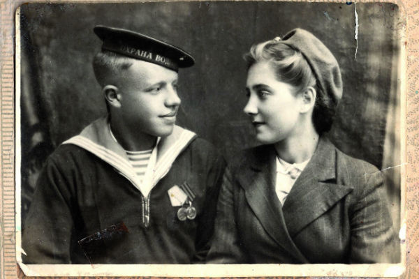 Первое общее фото влюбленных, 1948 год Первое общее фото влюбленных, 1948 год