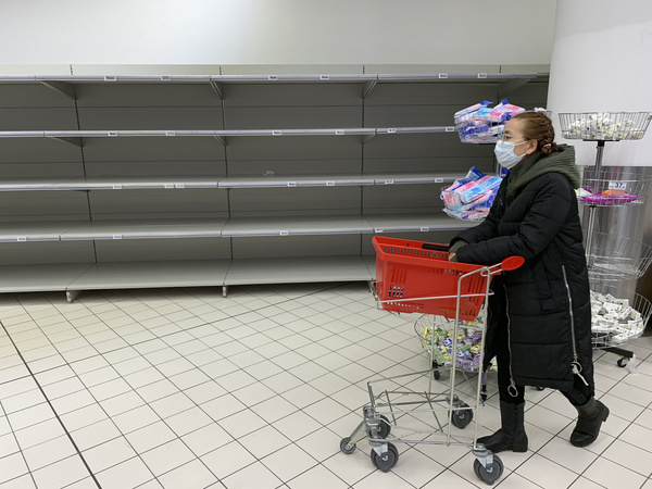 В супермаркетах столицы наибольшим спросом пользуются крупы, туалетная бумага и куриное мясо В супермаркетах столицы наибольшим спросом пользуются крупы, туалетная бумага и куриное мясо