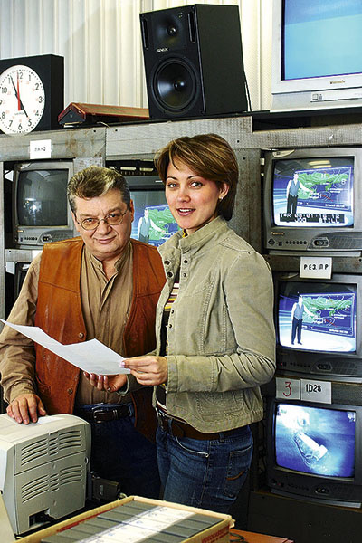 С шеф-редактором «Прогноза погоды» Ириной Поляковой
