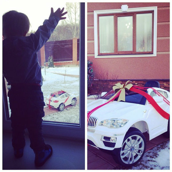 Новости: Сын Эвелины Бледанс получил на день рождения машину – фото №2