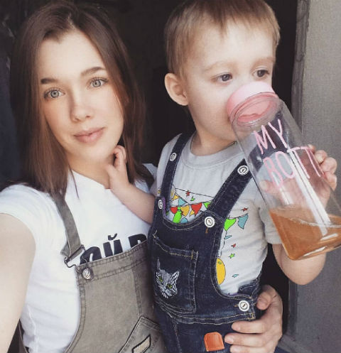 Инна Кочеева с сыном Инна Кочеева с сыном