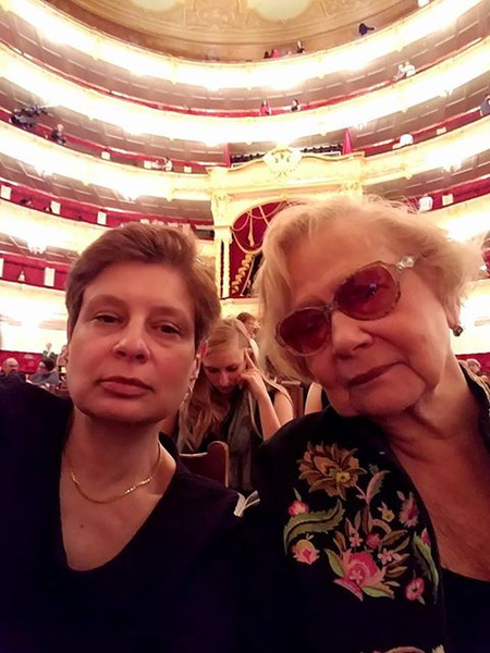 Юлия Хрущева с дочерью Ниной