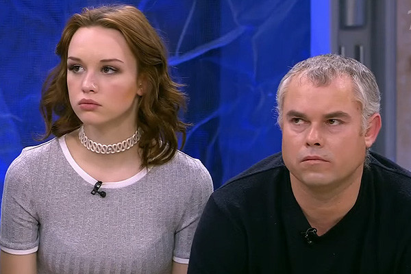 Диана Шурыгина с отцом