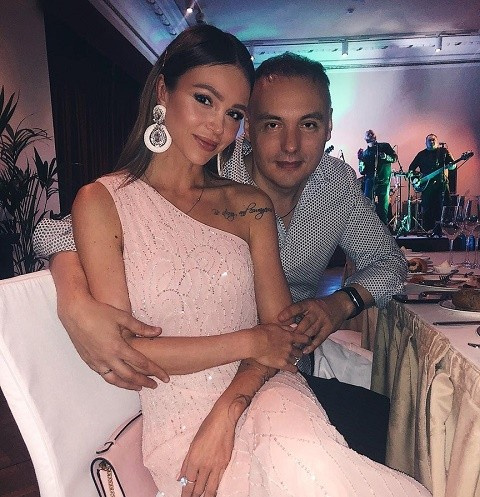 Анастасия Лисова с мужем Михаилом