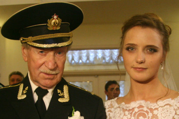 Иван Краско с молодой женой Натальей