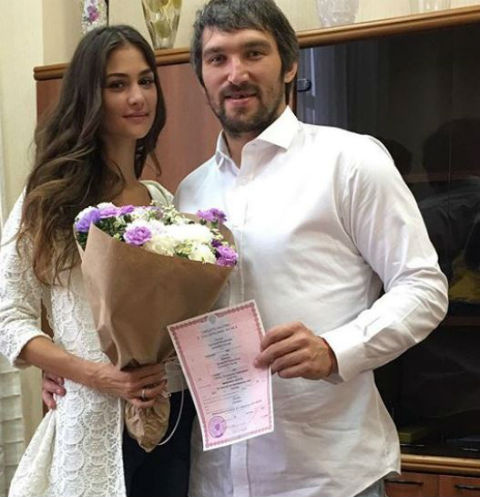 Настасия Шубская и Александр Овечкин Настасия Шубская и Александр Овечкин