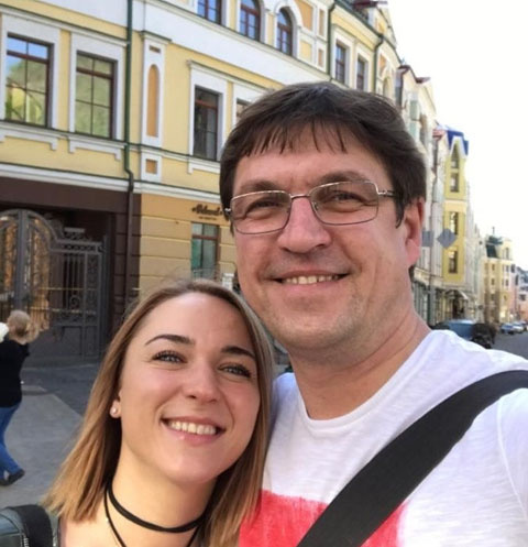 Дмитрий Орлов с женой Натальей