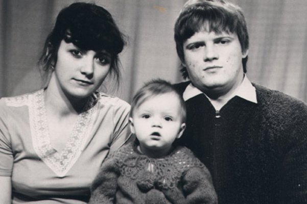 Юлия Михальчик с родителями