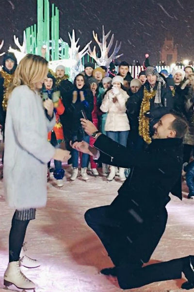 Андрей Черный сделал Юлианне предложение во время съемок новогоднего шоу в 2017-м