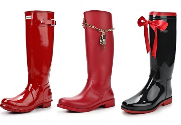 Резиновые сапоги HUNTER, Love Moschino, BoomBoots