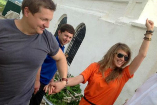 Павел Усанов и его супруга Юлиана Павел Усанов и его супруга Юлиана