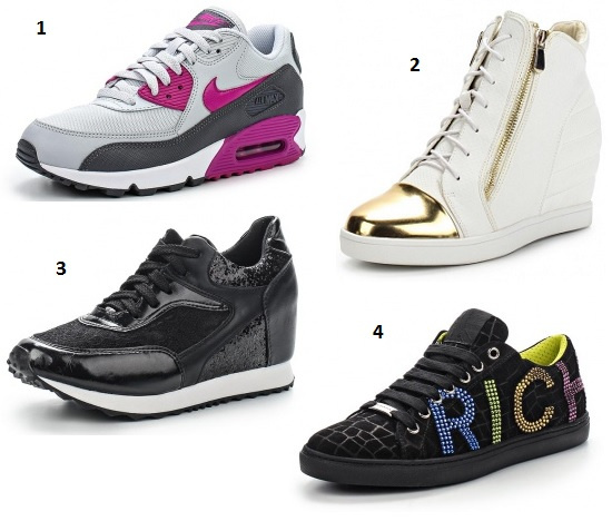 1. Nike 2. LOST INC. 3. Sergio Todzi 4. Richmond