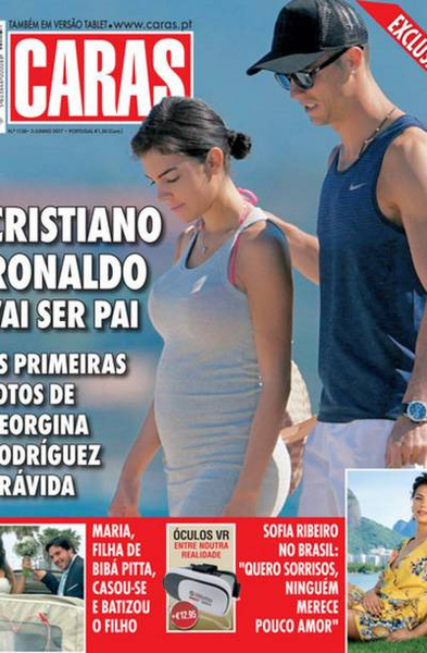 Журналисты таблоидов уверены, что Роналду станет отцом во второй раз