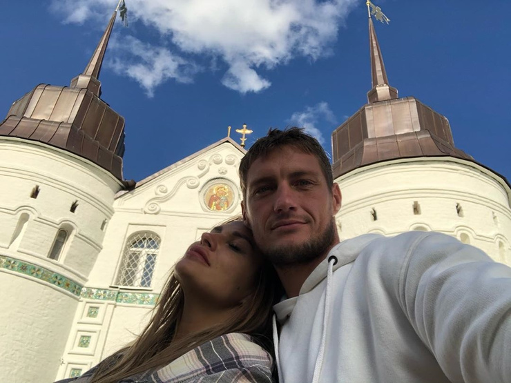 Александр Задойнов с женой Ксенией