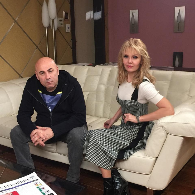 Артистка со своим мужем и продюсером Иосифом Пригожиным