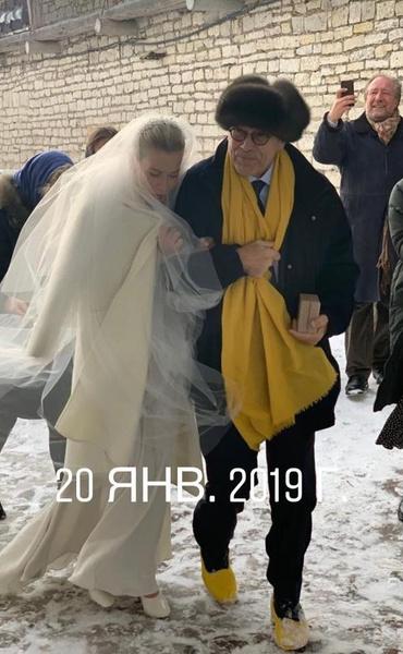 Высоцкая и Кончаловский в день венчания Высоцкая и Кончаловский в день венчания