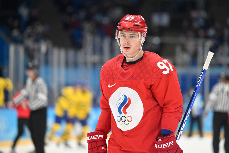 Игрок сборной России Никита Гусев Игрок сборной России Никита Гусев