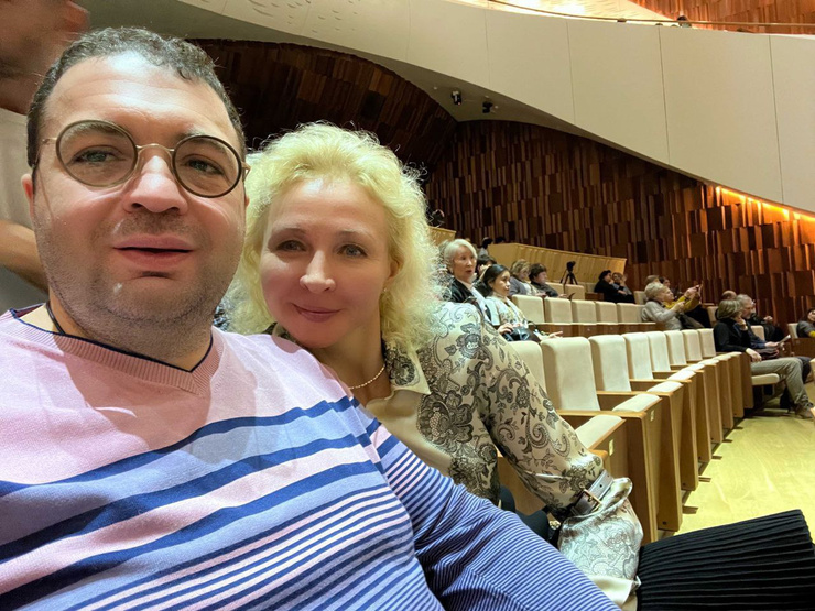 Евгений Палант с женой Евгений Палант с женой