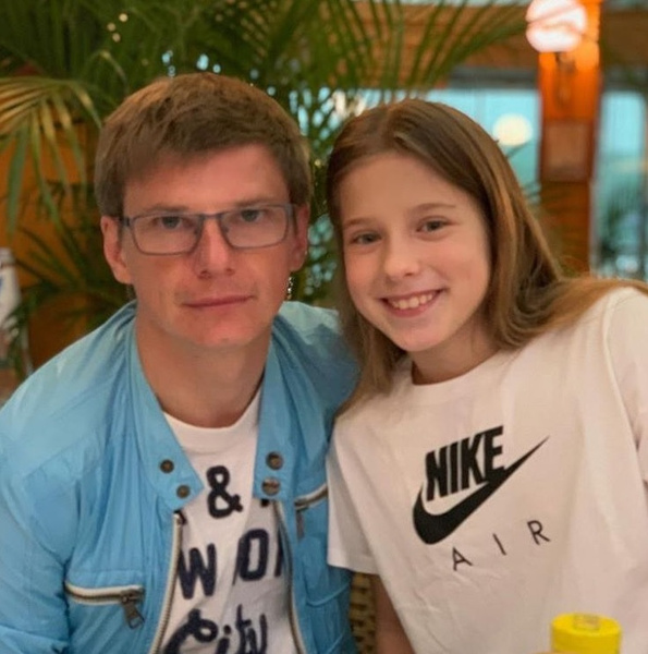 Андрей Аршавин с дочерью Яной