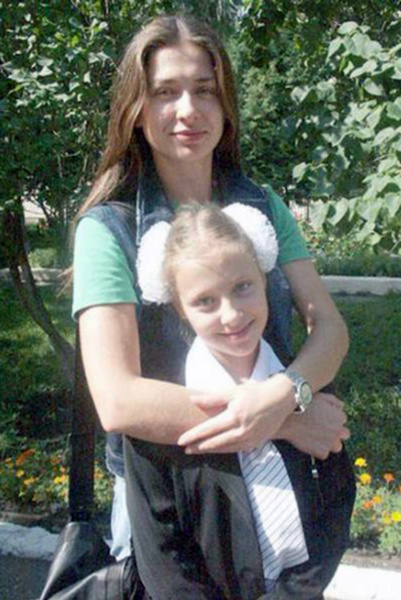 В первом браке у Ситтель родилась дочь Даша