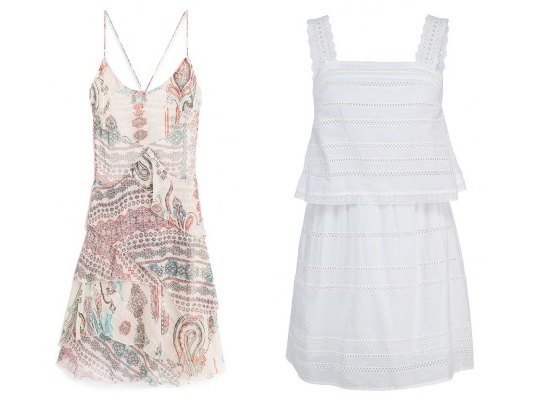 Слева направо: Mango, Topshop