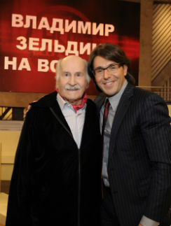 Я с Владимиром Михайловичем Зельдиным накануне его 98-го дня рождения