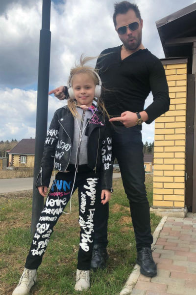 Виталий Гогунский с дочкой Миланой